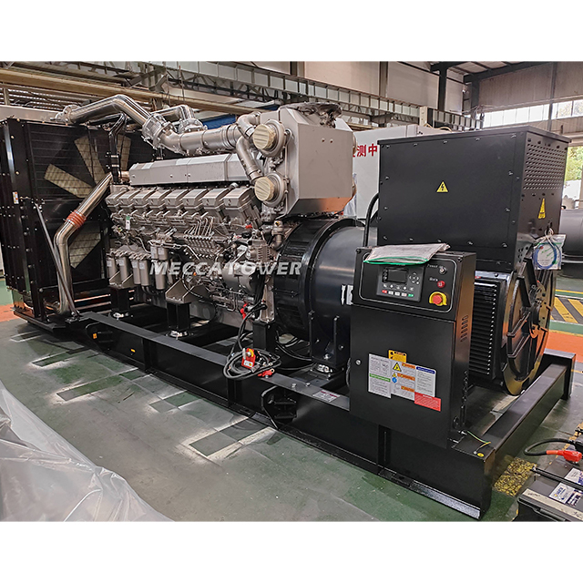 3.3kV 6.6kV 10.5kV 11kV 13.8kV แรงดันไฟฟ้าสูง Mitsubishi/SME Diesel Generator 2000kW 2500kVA สำหรับศูนย์ข้อมูล